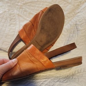 Miz Mooz  orange leather sandals